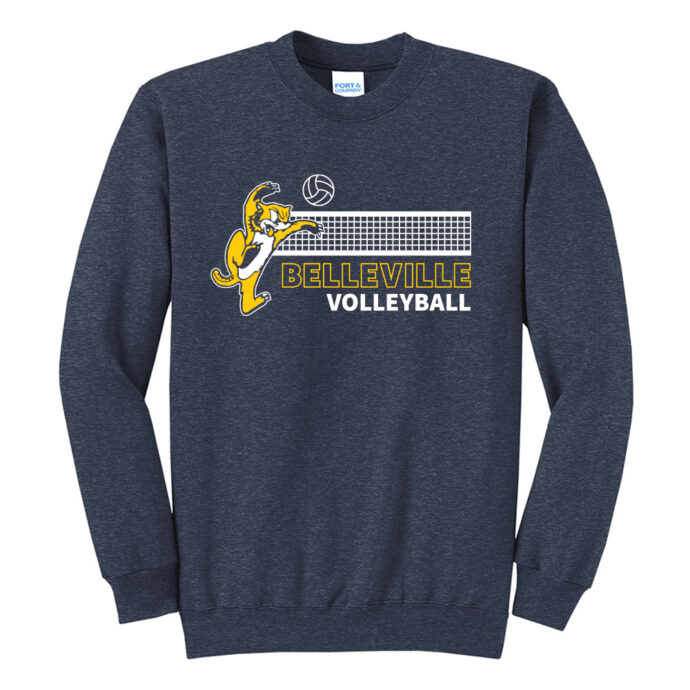 Belleville Volleyball Attack Crewneck Sweatshirt - Image 2