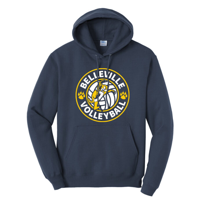 Belleville Volleyball Badge Hoodie - Image 2