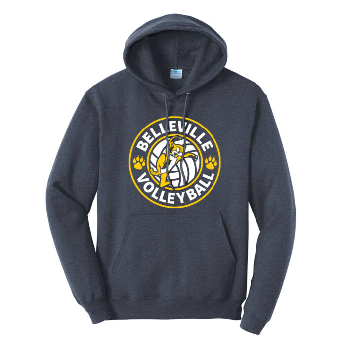 Belleville Volleyball Badge Hoodie