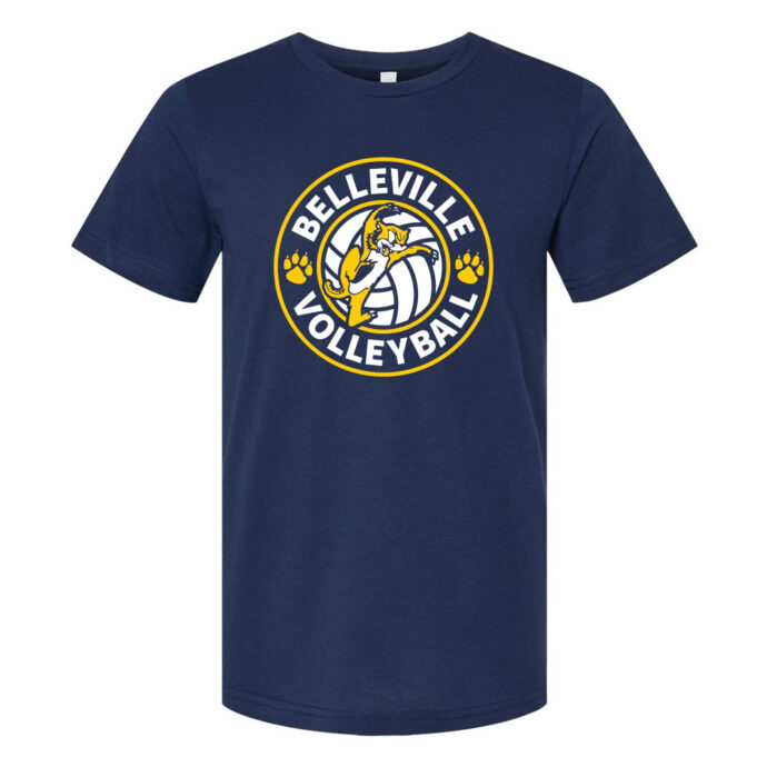 Belleville Volleyball Badge Tee