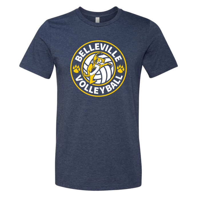 Belleville Volleyball Badge Tee - Image 2