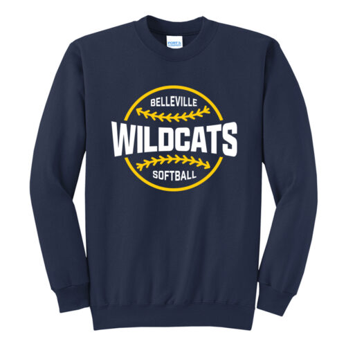 Belleville Softball Badge Crewneck Sweatshirt