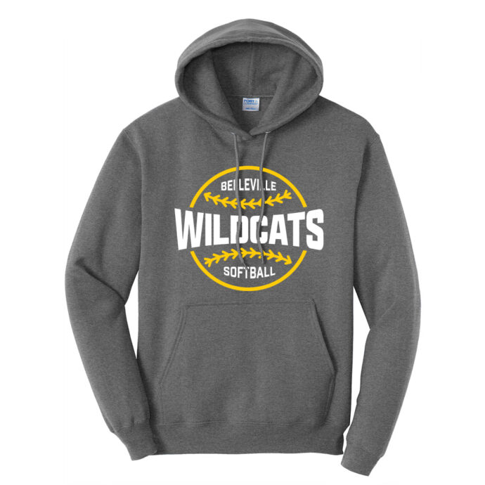 Belleville Softball Badge Hoodie - Image 2
