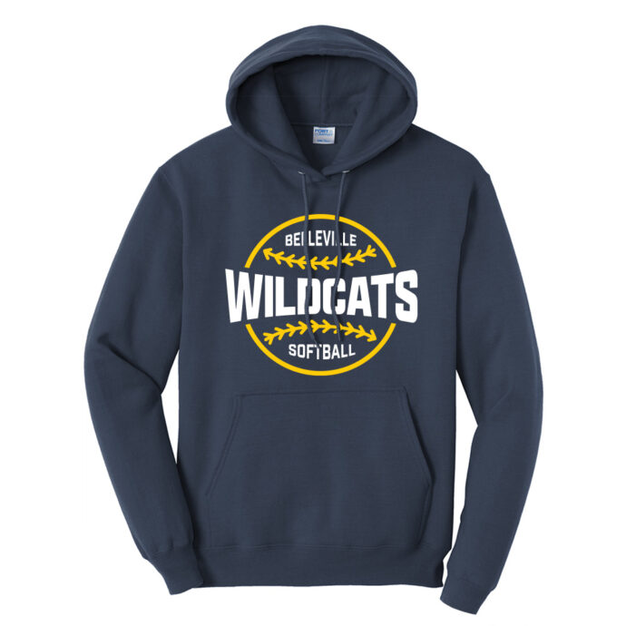 Belleville Softball Badge Hoodie - Image 3