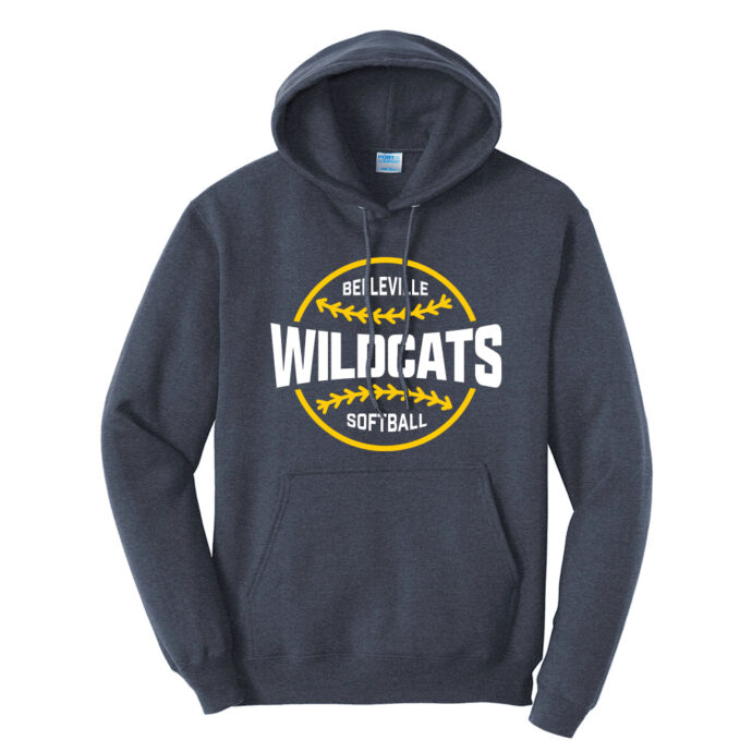 Belleville Softball Badge Hoodie - Image 4
