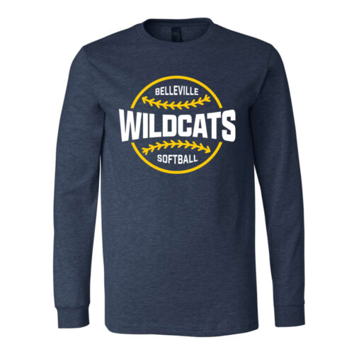 Belleville Softball Badge Long Sleeve Tee