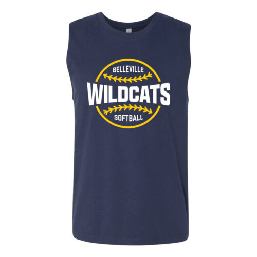 Belleville Softball Badge Muscle Tank