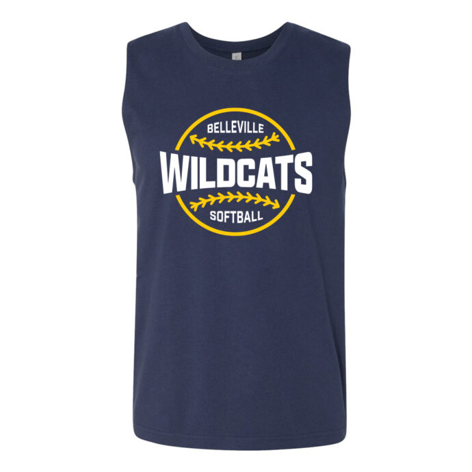 Belleville Softball Badge Muscle Tank