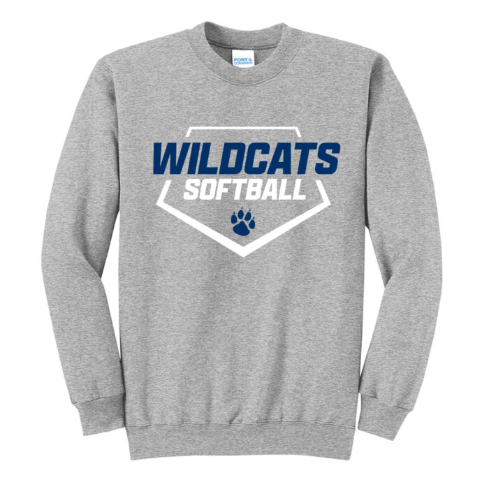 Belleville Softball Home Plate Crewneck Sweatshirt - Image 4