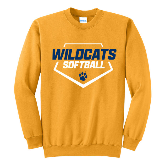 Belleville Softball Home Plate Crewneck Sweatshirt - Image 3