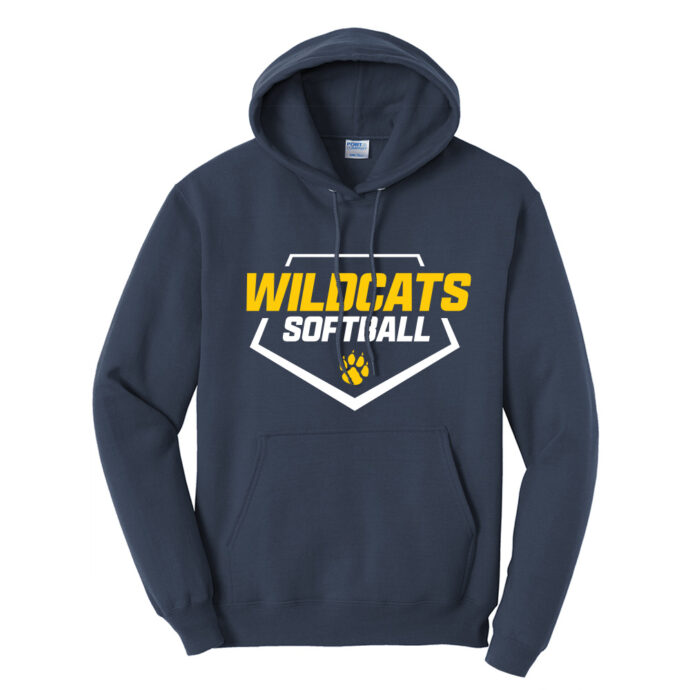 Belleville Softball Home Plate Hoodie - Image 2