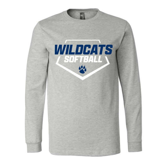 Belleville Softball Home Plate Long Sleeve Tee - Image 4