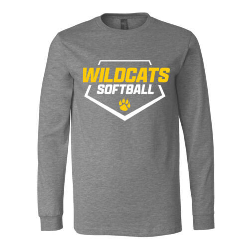 Belleville Softball Home Plate Long Sleeve Tee