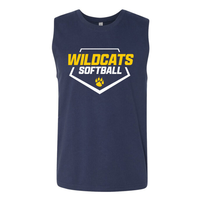 Belleville Softball Home Plate Muscle Tank