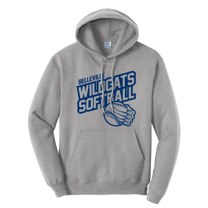Belleville Softball Claws Hoodie - Image 2
