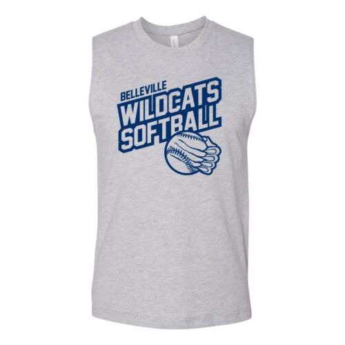 Belleville Softball Claws Muscle Tank