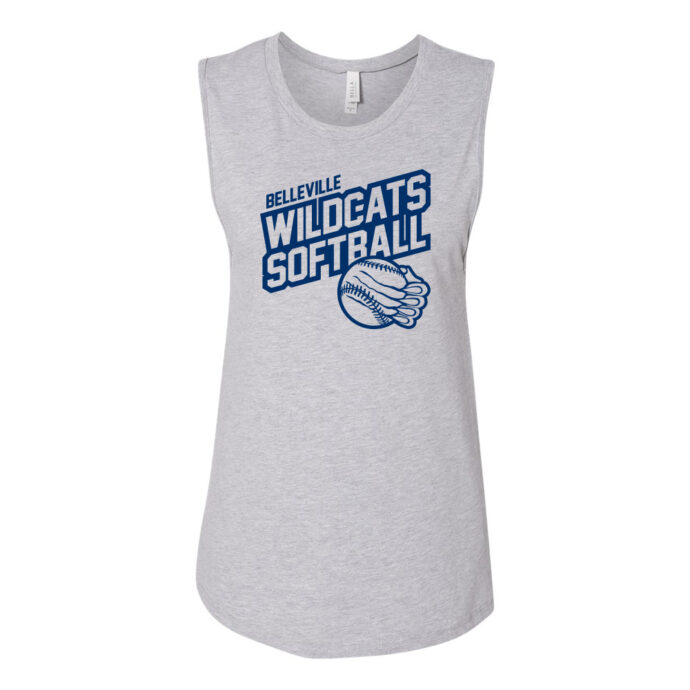 Belleville Softball Claws Muscle Tank - Image 2