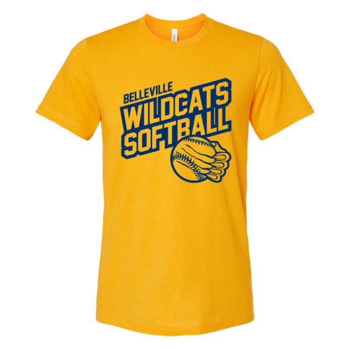 Belleville Softball Claws Tee - Image 3