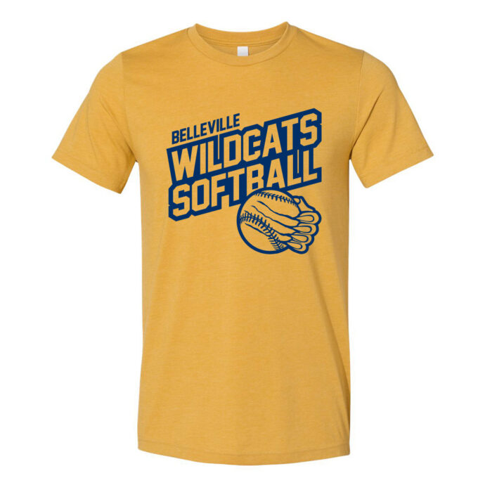 Belleville Softball Claws Tee - Image 2